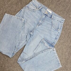 Garage Light Wash Straight Leg Jeans Size 28 Y2K Style